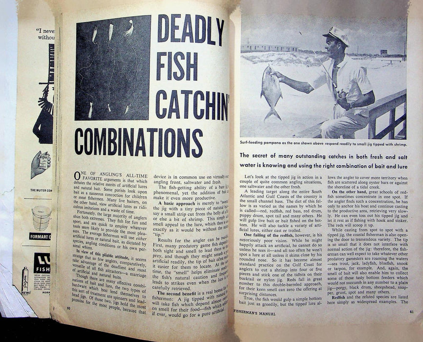 Fisherman's Manual Magazine 1964 No 680 Byron Dalrymples Trout Fishing Secrets