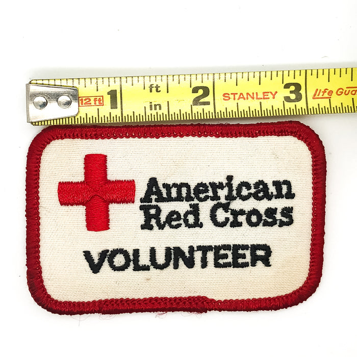 American Red Cross Patch Sew On Vintage Uniform Pocket Arm Badge