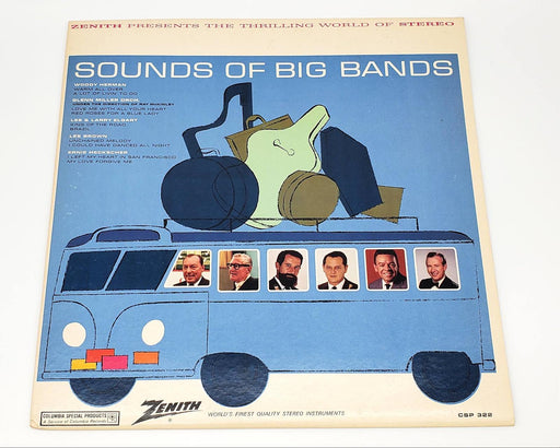 Sounds of Big Bands LP Record Columbia Les Brown, Larry Elgart, Glenn Miller 1