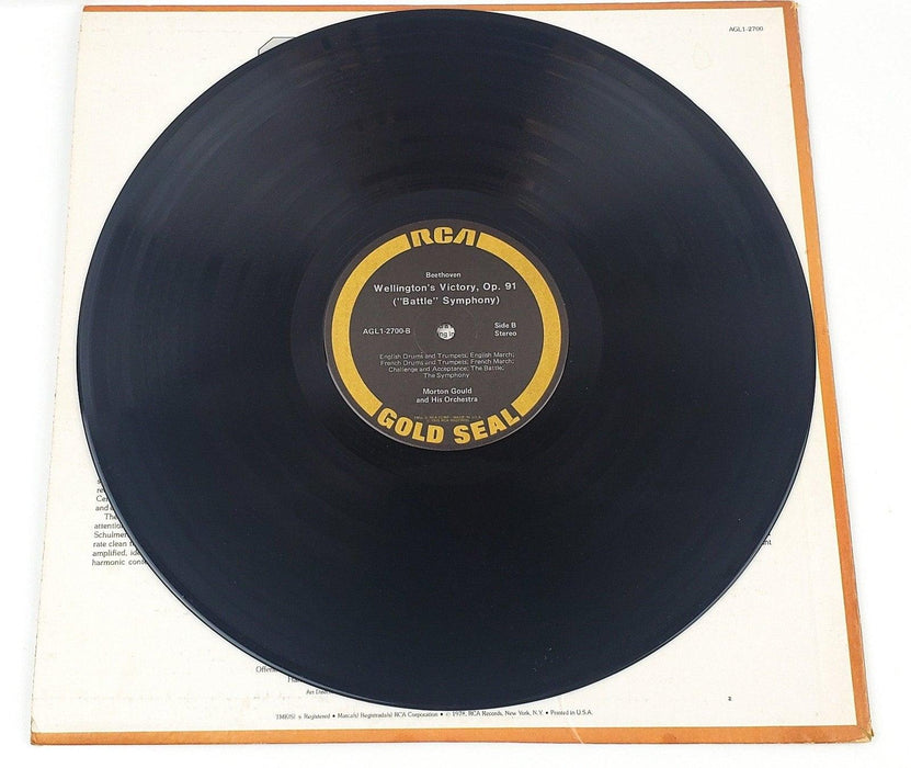 Morton Gould Tchaikovsky 1812 Overture Record 33 RPM LP AGL1-2700 RCA 1978 4