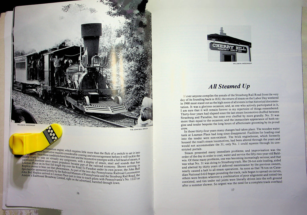 The Road to Paradise William Moedinger Rebirth Strasburg Railroad 1983 Lancaster