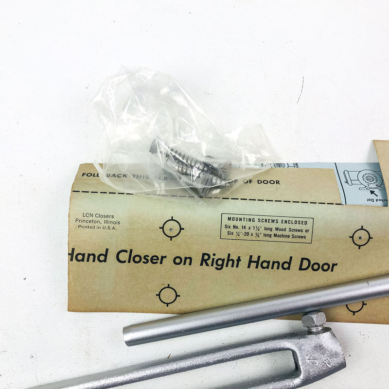 LCN Size E Potbelly Closer Arm REG NH ALUM Regular Non-Handed Aluminum Finish