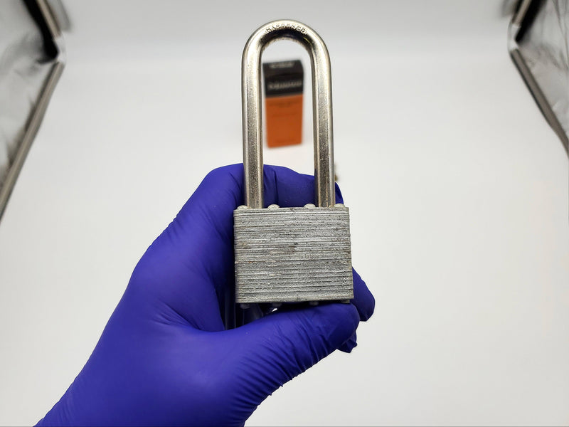 Master Lock Padlock No 1 2-3/4" L x 3/10" D Shackle USA Made Vintage NOS