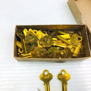 50-pk Vintage Lori L100 Key Blank ILCO X1014F Southington Conn New Old Stock NOS 3