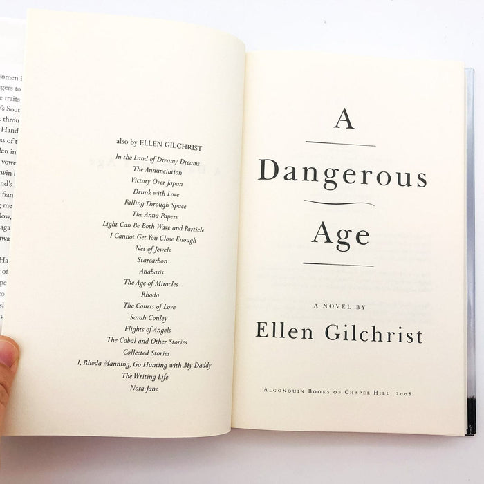 A Dangerous Age Hardcover Ellen Gilchrist 2008 September 11 Iraq War 1st Edition 7