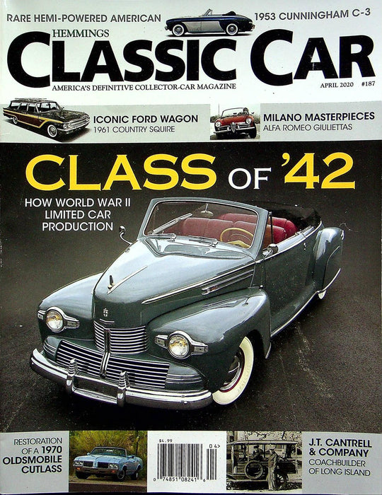 Classic Car Magazine April 2020 Vol 16 #7 1961 Ford Squire, Alfa Romeo Guliettas