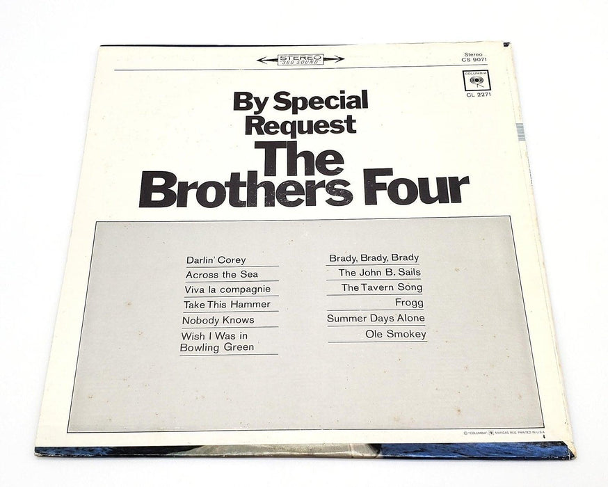 The Brothers Four By Special Request 33 RPM LP Record Columbia 1964 CS 9071 2