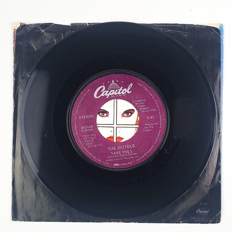 The Motels Take The L Record 45 RPM Single B-5149 Capitol Records 1982 3
