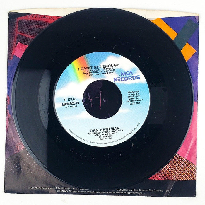 Dan Hartman Second Nature Record 45 RPM Single MCA 52519 MCA Records 1984 4