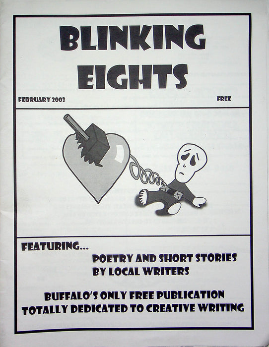 Blinking Eights Magazine Zine February 2003 Buffalo NY Creative Writing Stories