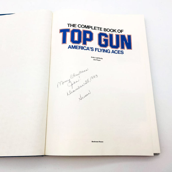 The Complete Book Of Top Gun Hardcover Andy Lightbody 1990 America's Flying Aces 5