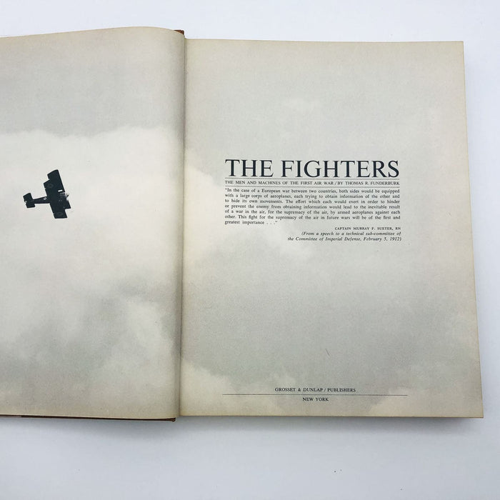 The Fighters Hardcover Thomas R Funderburk 1965 1st Ed World War 1 Fighter Pilot 7