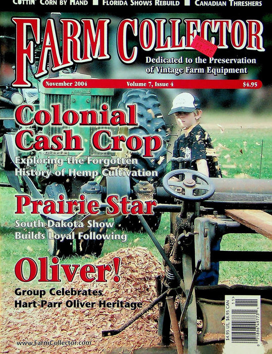 Farm Collector Magazine November 2000 Vol 7 # 4 Colonial Cash Crop