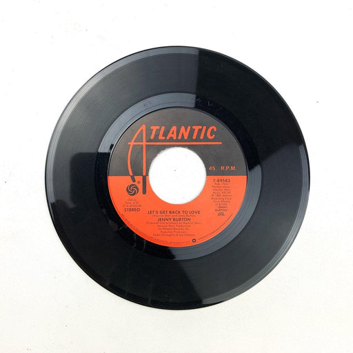 Jenny Burton Bad Habits / Let's Get Back to Love 45 RPM 7" Single Atlantic 2
