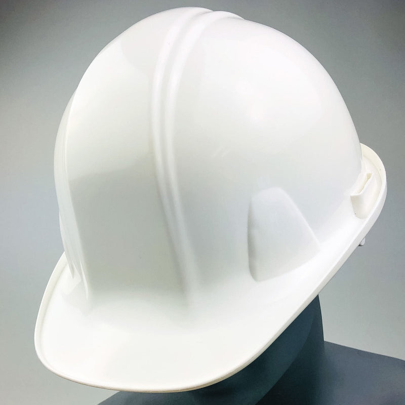 White Hard Hat Cap Type 1 Ansi Suspension 6pt Ratchet Pyramex HP 16110 SL Series 1