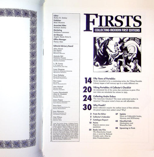 Firsts Magazine September 1992 Vol 2 No 9 Collecting Andre Dubus 2