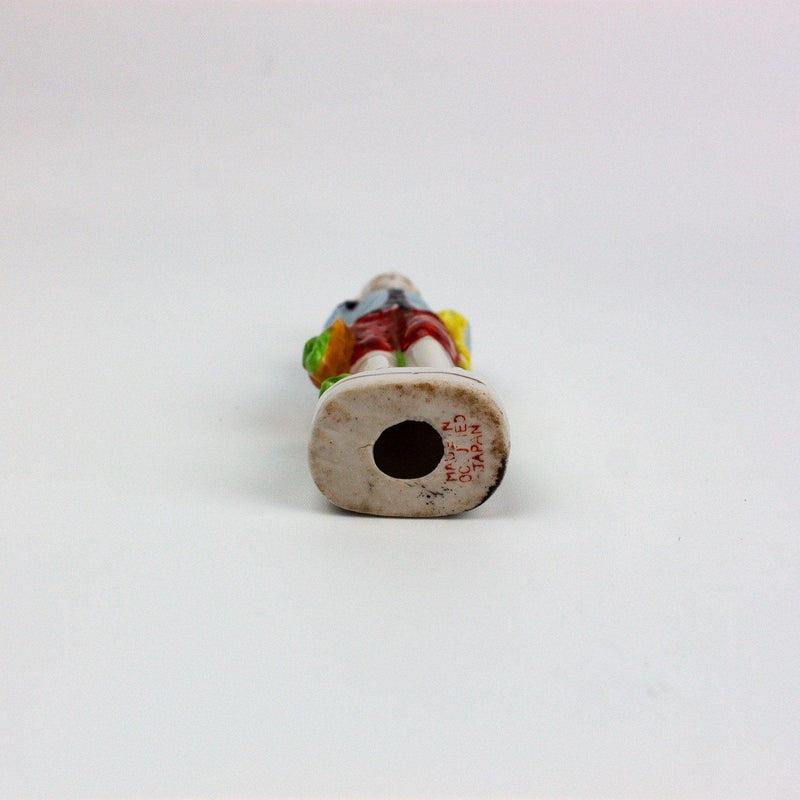 Occupied Japan Colonial Boy w/ Blue Jacket & Red Shorts & Hat 5 Inches 5