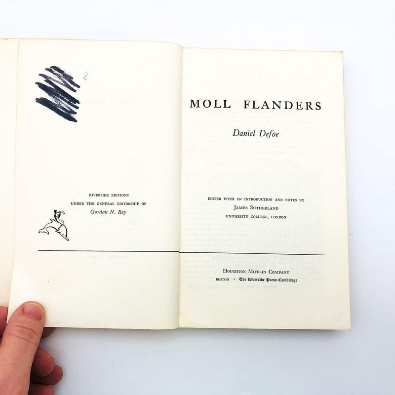 Moll Flanders Paperback Daniel Defoe 1959 Virginia Marriages Liaisons Seduce Cp2 7