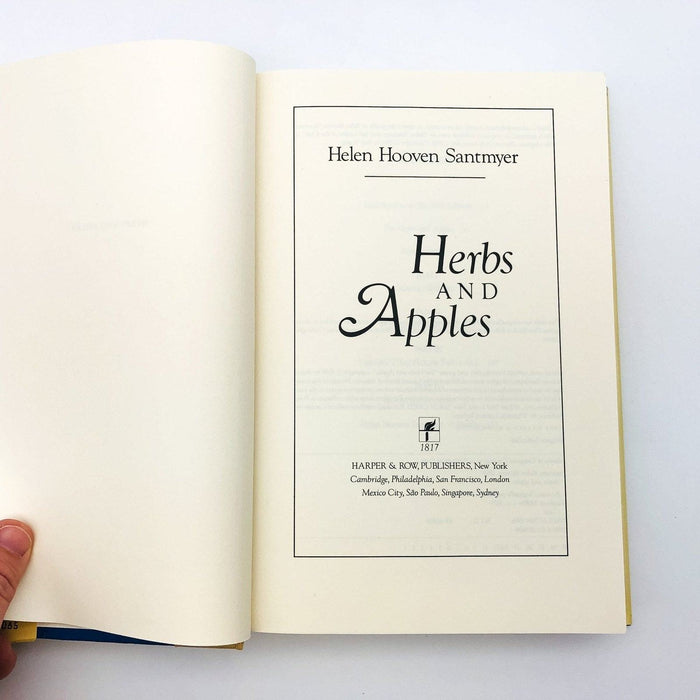 Herbs And Apples Hardcover Helen Hooven Santmyer 1985 World War 1 Ohio Author 7