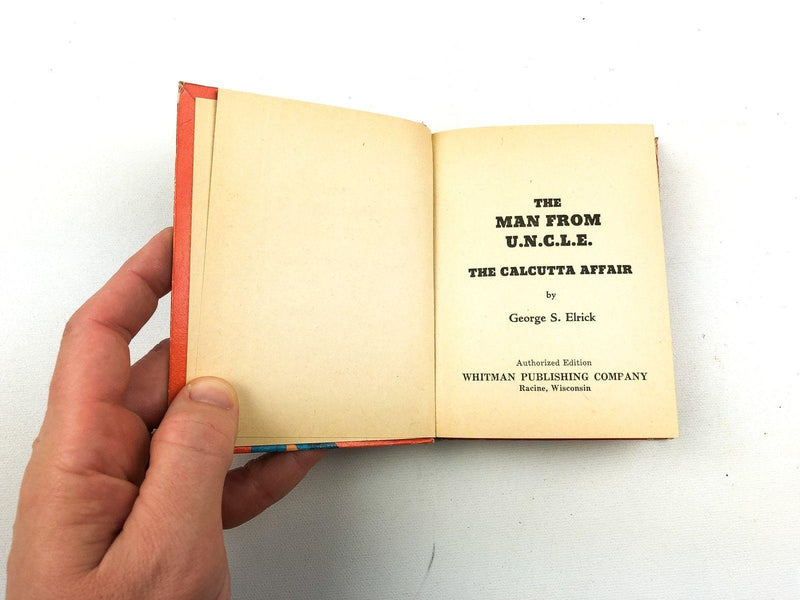 Big Little Book The Man From U.N.C.L.E The Calcutta Affair George S. Elrick 1967 6