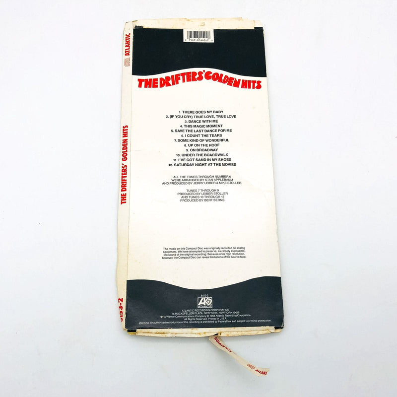 The Drifters' Golden Hits 1968 Music CD Long Box Longbox Collectible Empty No CD 7