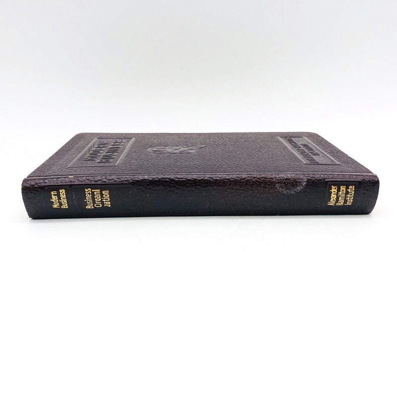 Modern Business Organization Softcover Alexander Hamilton Institute 1962 Roles 3