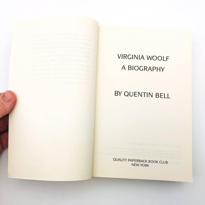 Virginia Woolf A Biography Paperback Quentin Bell 1992 Female Poetry Book Club 6