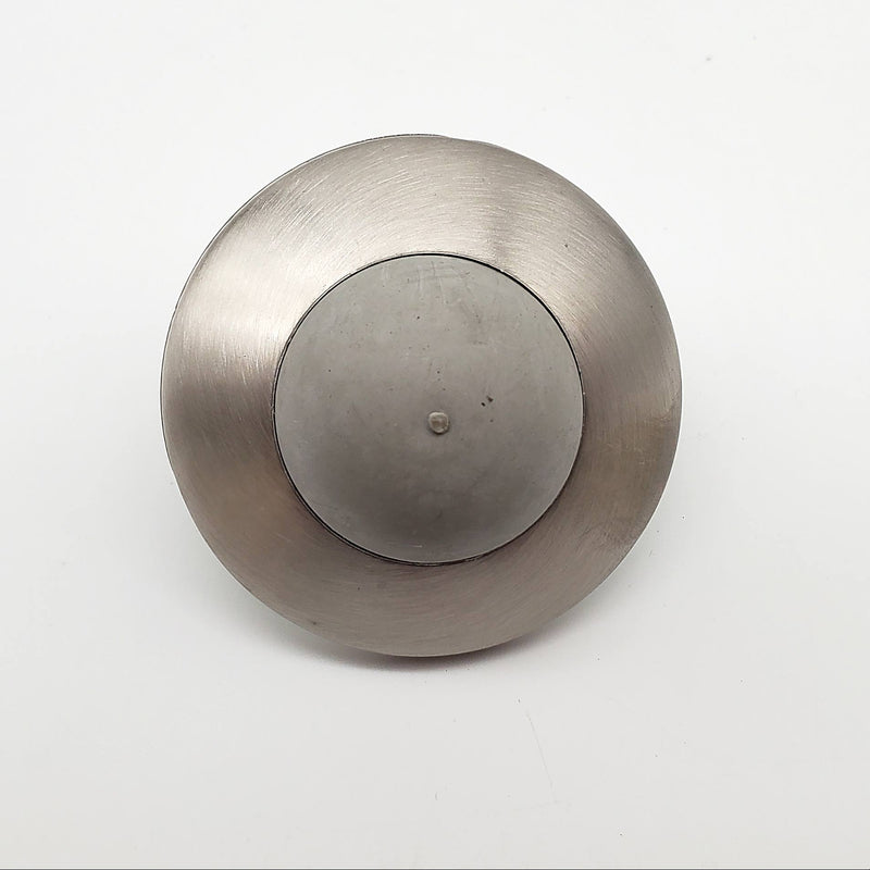 Vintage Wall Door Stop Satin Stainless Steel Glynn Johnson 2in Lot of 3 NOS