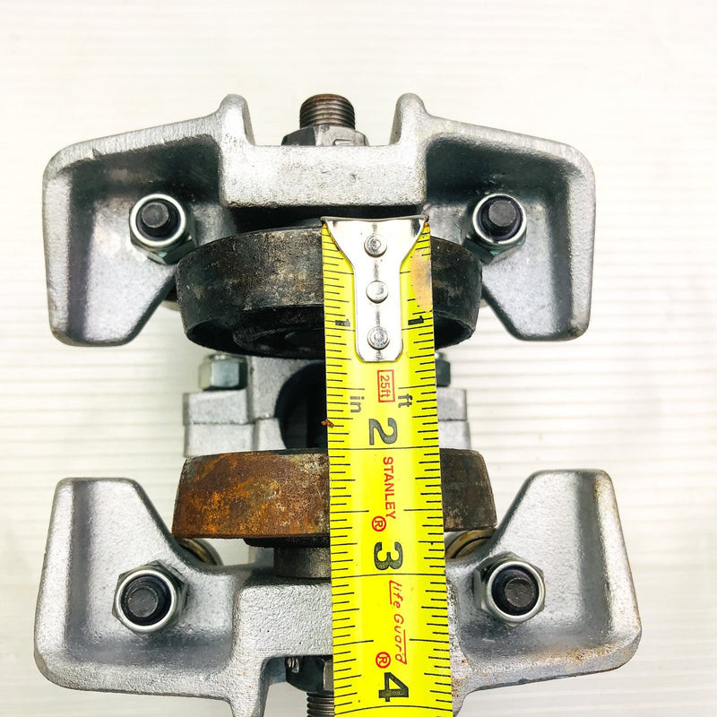 Unified Industries 2 Wheel Trolley Track Rail With 4 Guides 500 LB MBC500-2-4 9