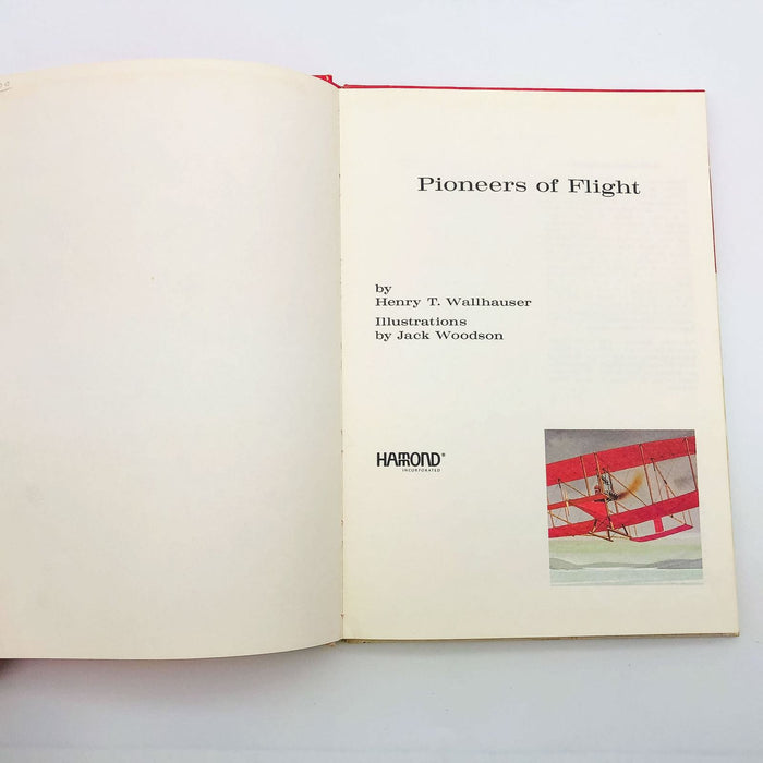 Pioneers Of Flight Hardcover Henry Wallhauser 1969 1st Edition Langley Wright 7