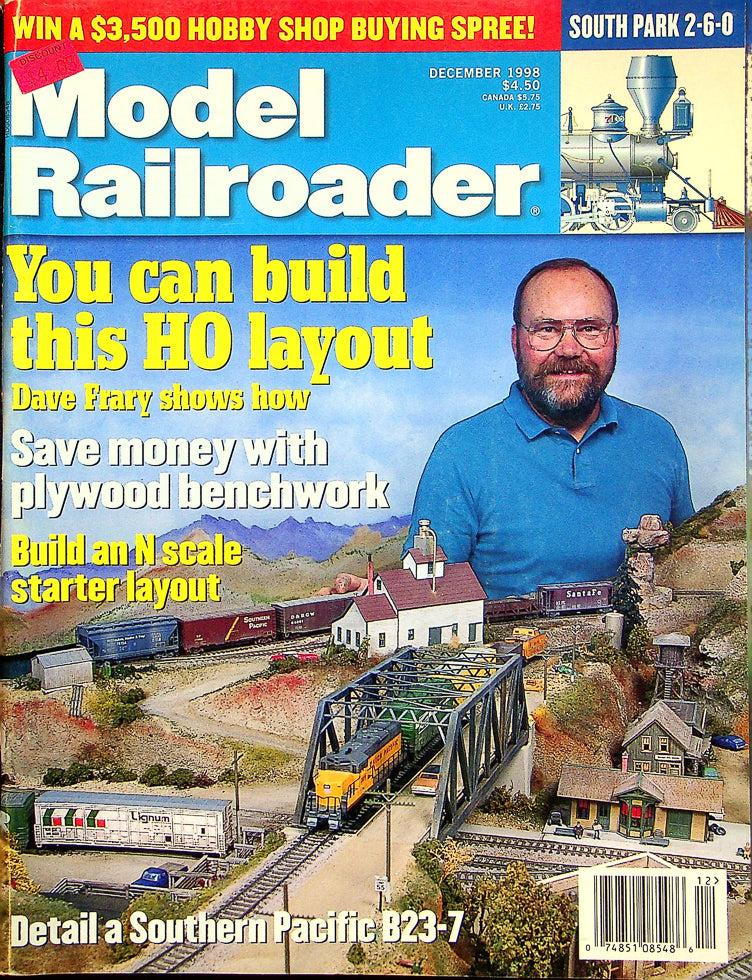 Model Railroader Magazine December 1998 Vol 65 No 12 Dave Ferry Build HO Layout