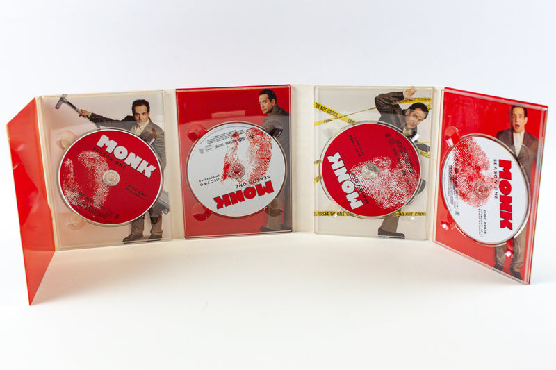 Monk Season 1 & Season 2 DVD Box Sets - 8 Discs | USED