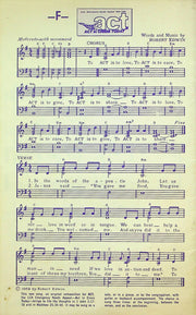 Lutheran Liturgy Music Song Booklet Celebrate 1969 November-December Songbook 2