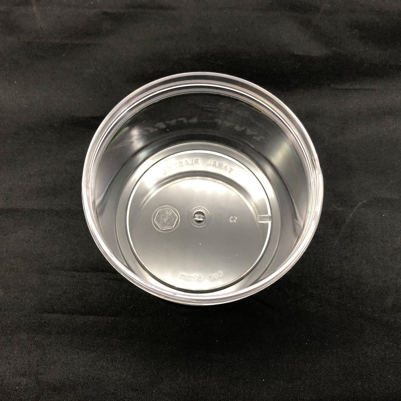 8 oz Clear Plastic Jars Wide Mouth Container NO Caps Case of 287 Taral #8-89-CPS 4