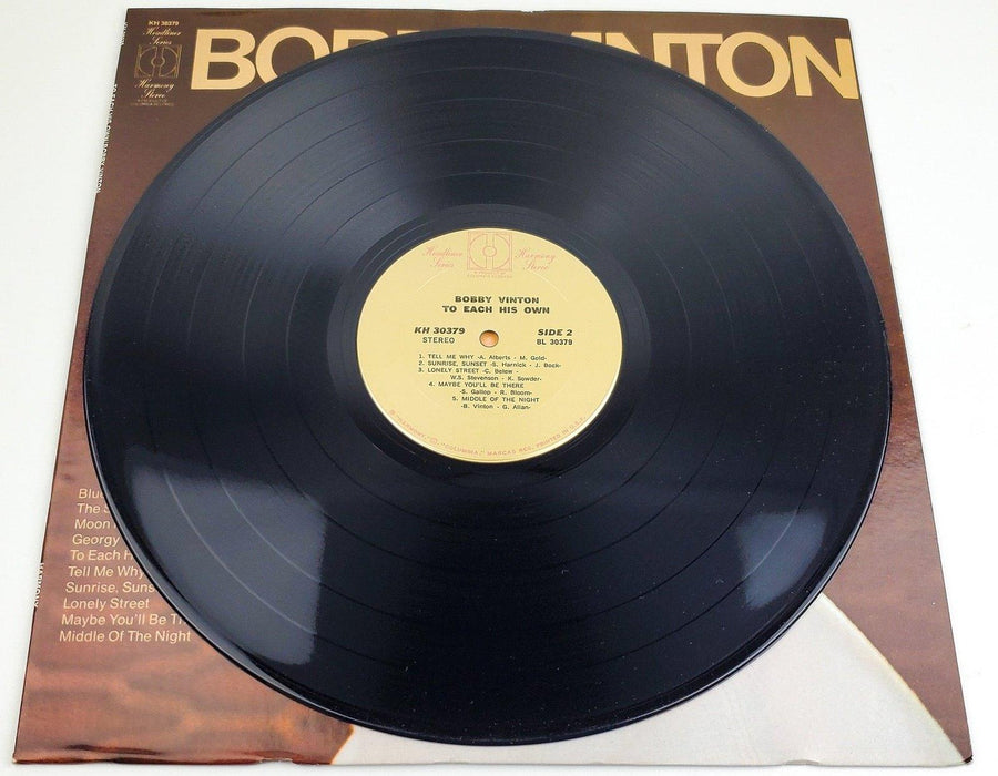 Bobby Vinton To Each His Own 33 RPM LP Record Harmony Records 1971 5