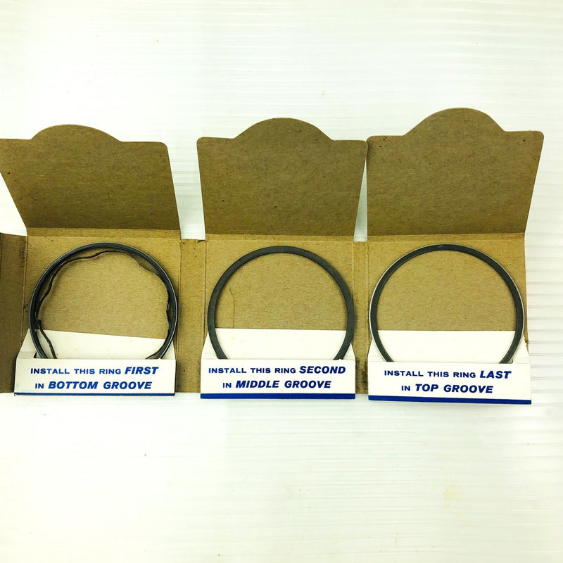 Briggs and Stratton 298451 Piston Ring Set Chrome Genuine OEM New Old Stock NOS 3