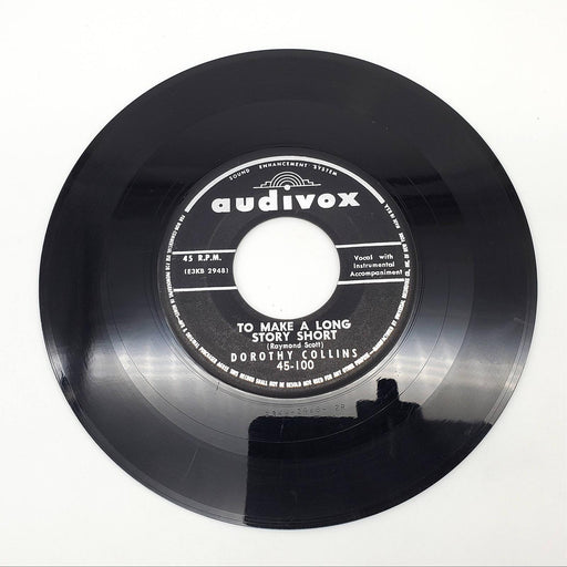 Dorothy Collins My Heart Stood Still Single Record Audivox 1953 45-100 2