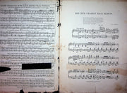 Chariot Race or Ben Hur March Vintage Sheet Music 1894 ET Paull Piano Music 2