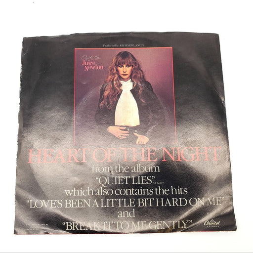 Juice Newton Heart Of The Night Single Record Capitol Records 1982 B-5192 2