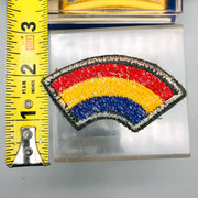 WW2 US Army Patch 42nd Infantry Division Dark Green Border Variant Rainbow 4