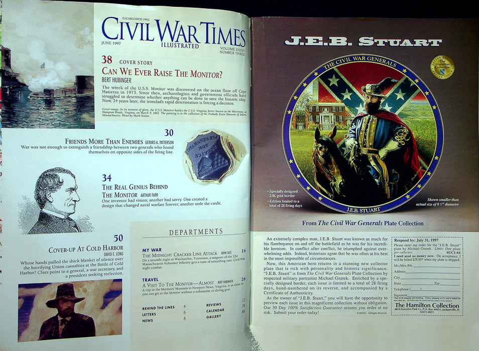 Civil War Times Magazine June 1997 Vol 36 No 3 Lincoln's Men Hide The Truth 2