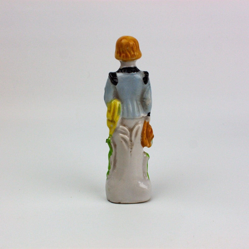 Occupied Japan Colonial Boy w/ Blue Jacket & Red Shorts & Hat 5 Inches 3