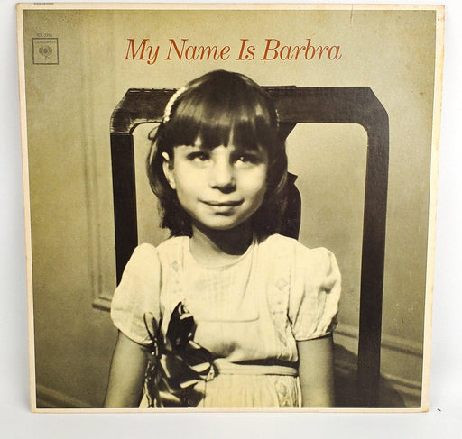 Barbra Streisand My Name Is Barbara Record 33 RPM LP CL 2336 Columbia 1965 1