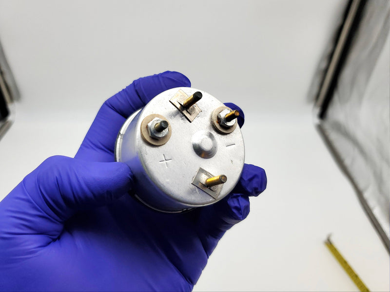 Ademco Ammeter Dial No 239 0 to 25 mA DC 2-3/4" Face w/ Mount USA Made NOS