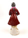 Occupied Japan English Man Holding Pink Rose Brown Long Coat Orion China 10" 3