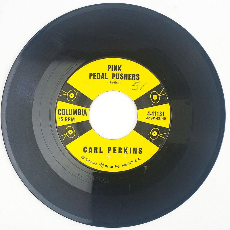 Carl Perkins Pink Pedal Pushers Record 45 RPM Single 4-41131 Columbia 1958 1