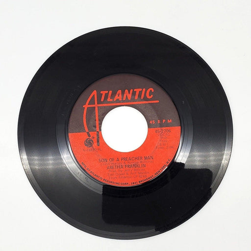 Aretha Franklin Son Of A Preacher Man 45 RPM Single Record Atlantic 1970 45-2706 1