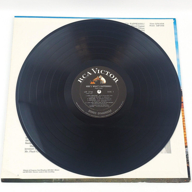 Floyd Cramer Here's What's Happening! Record 33 RPM LP LSP-3746 RCA 1967 4
