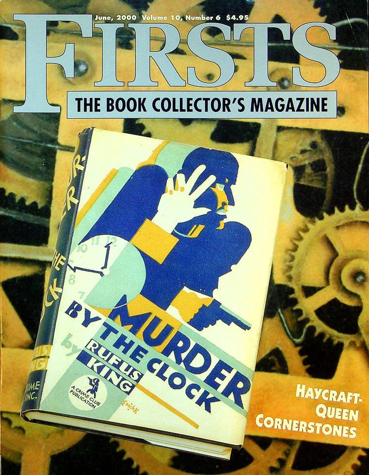 Firsts Magazine June 2000 Vol 10 No 6 Collecting Walter Satterthwait ...