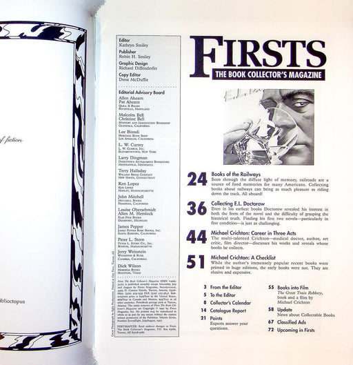 Firsts Magazine August 1997 Vol 7 No 7/8 Collecting E.L. Doctorow 2